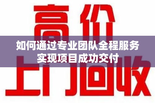 泰州如何通过专业团队全程服务实现项目成功交付